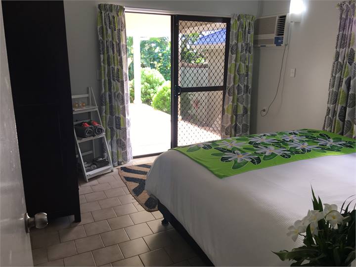 Downstairs bedroom onto the verandah