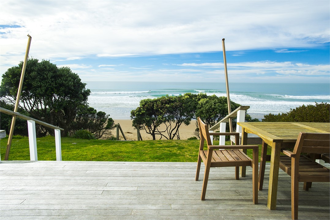 Beach view from the deck