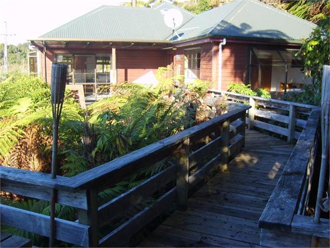 walkway to private seating.
