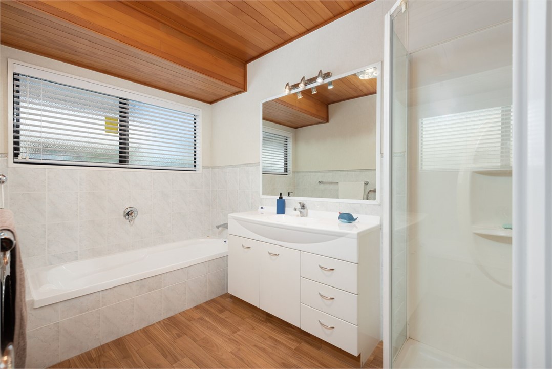 Bathroom with shower and bath.
