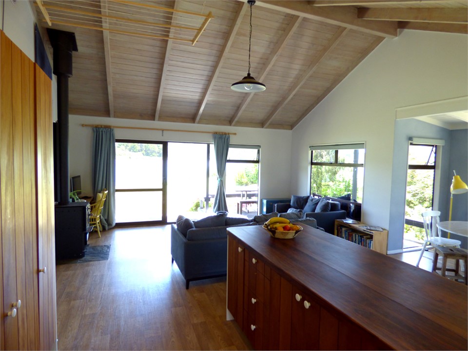 Open plan kitchen lounge