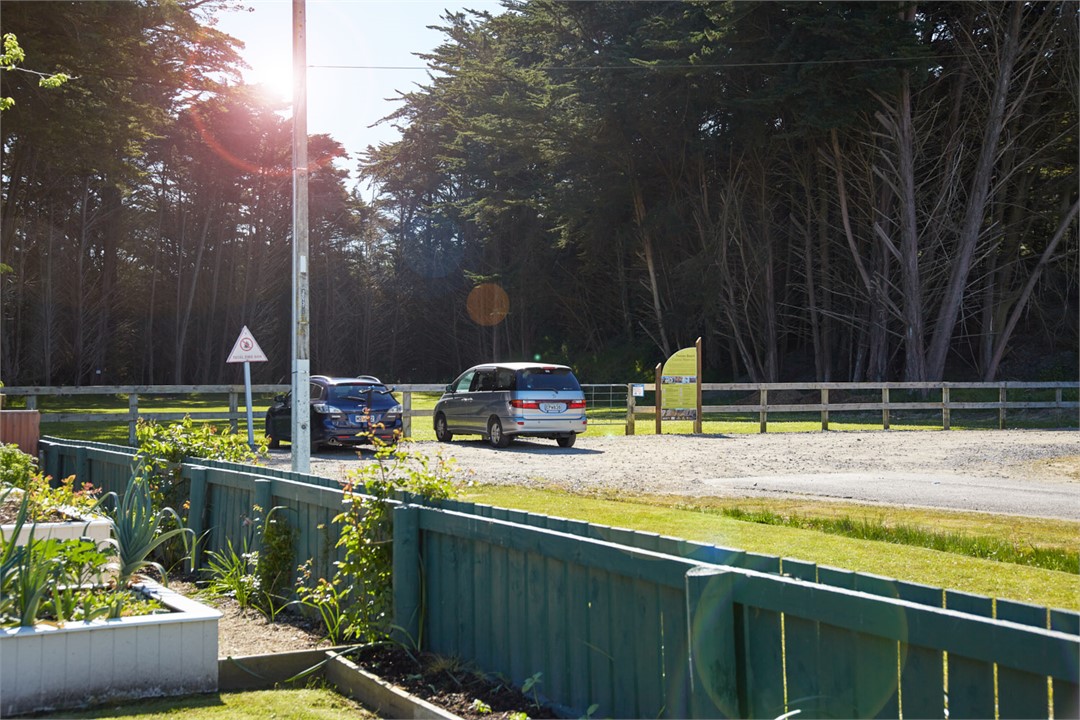 Adjacent reserve for games, walk through dunes to 