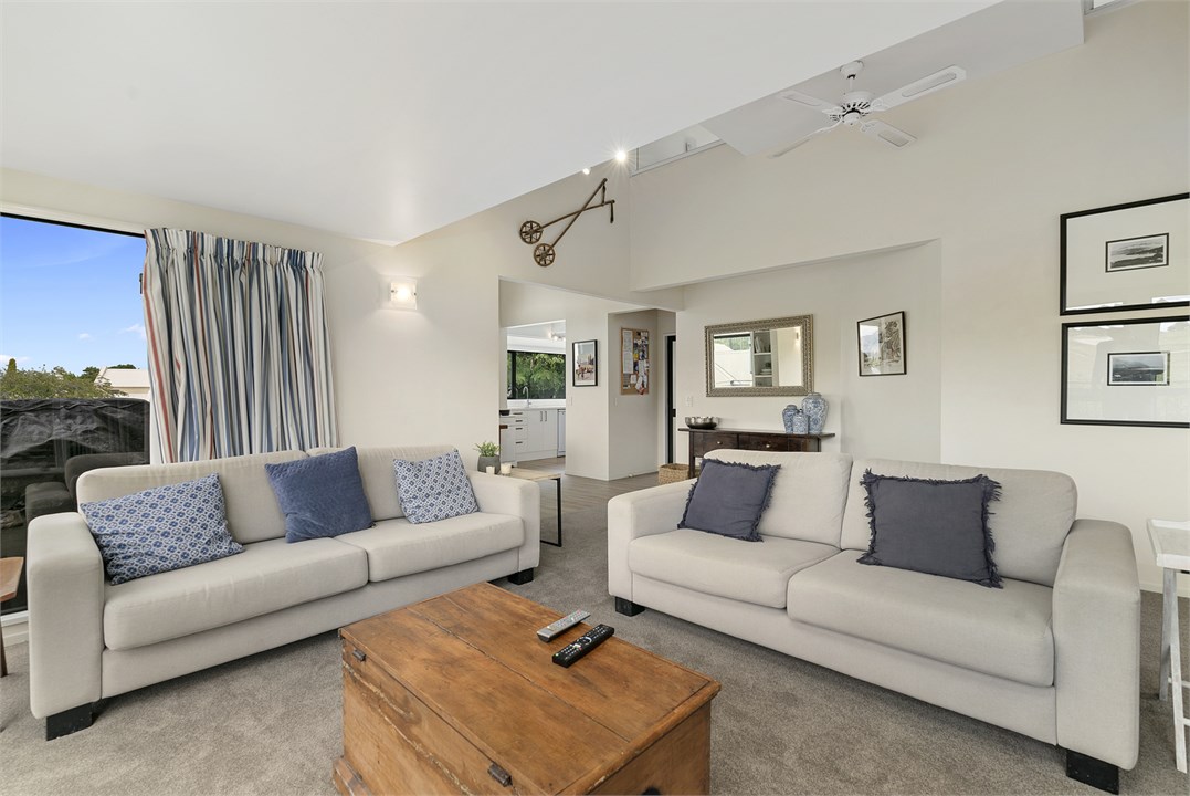 Living room with seating areas