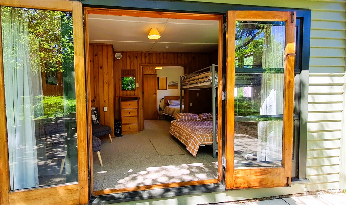 Sunroom to courtyard