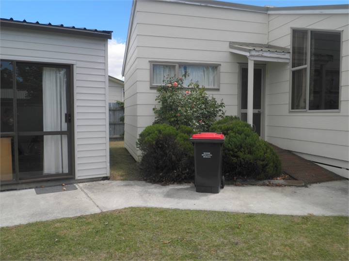 Sleep out situated next to the house back door