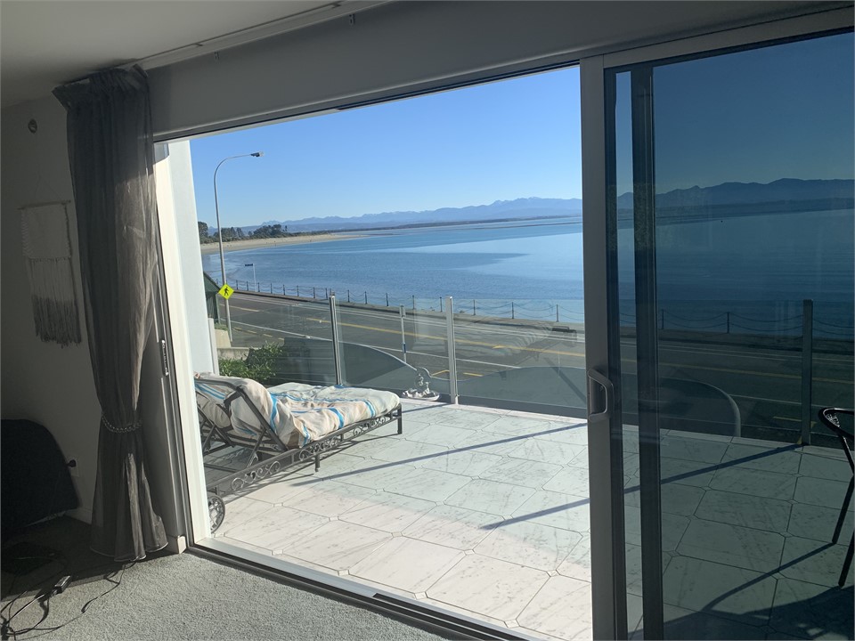 Beach, sea and Mountain View from the lounge