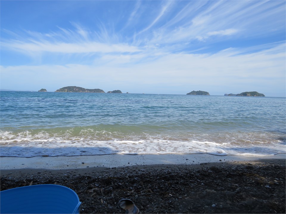 Local beach 8 minute walk.