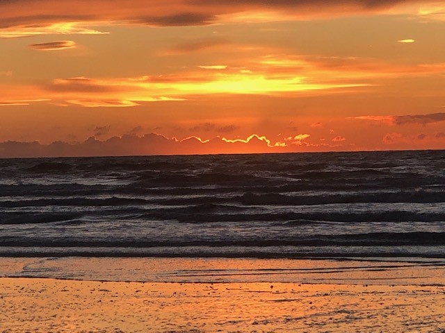 Incredible sunsets are common here