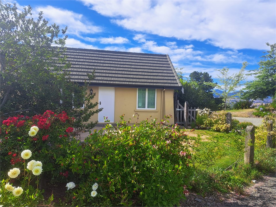 front door, private access