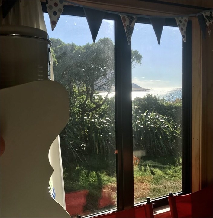 view from living area