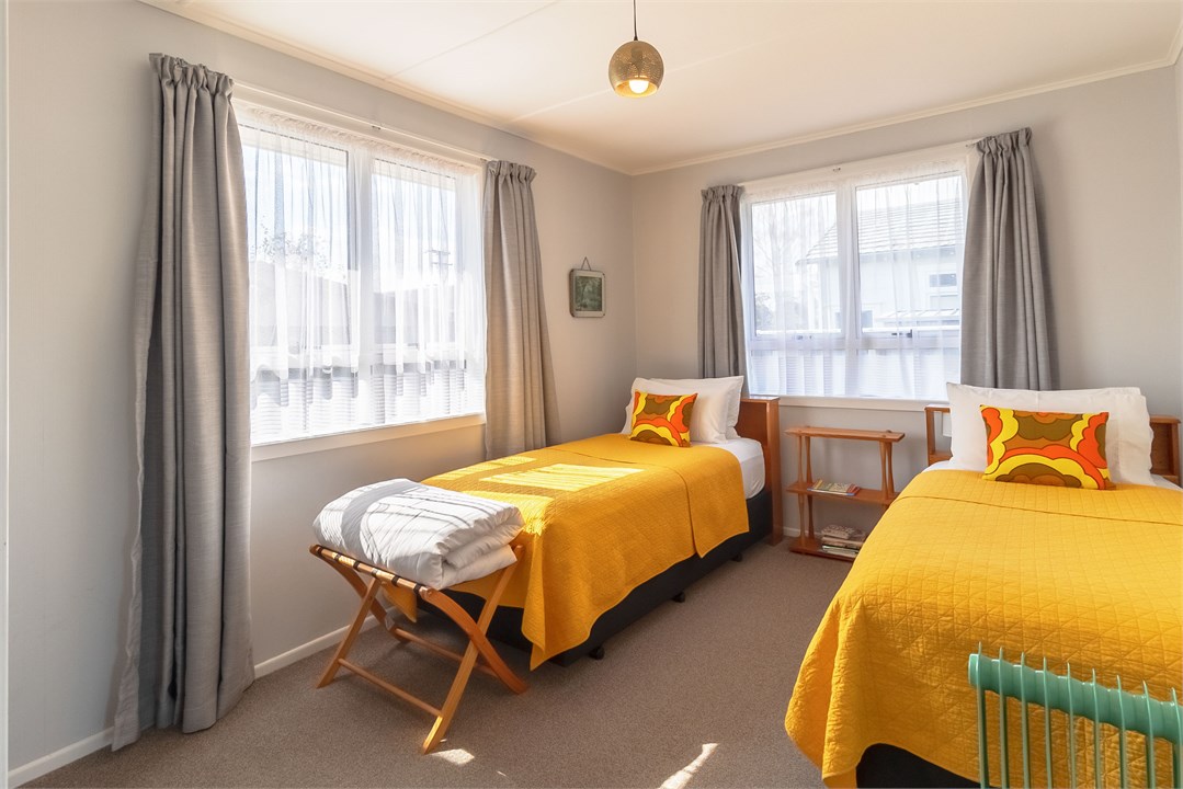 Comfortable twin room, double glazed windows