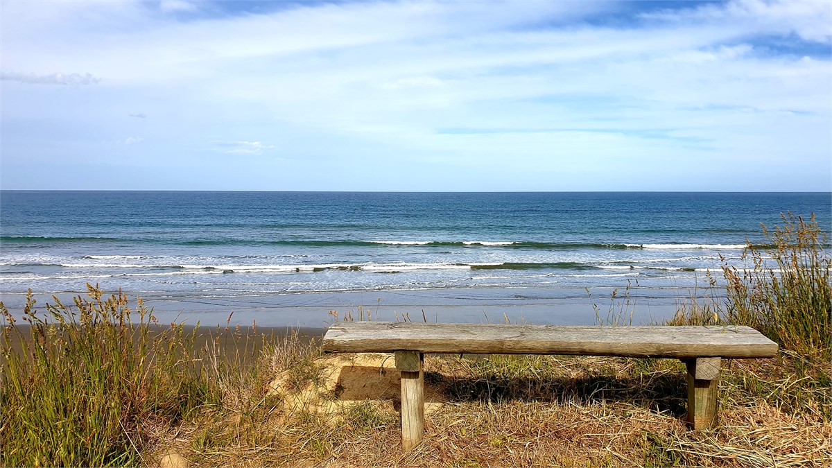 Hampden Beach lookout seat