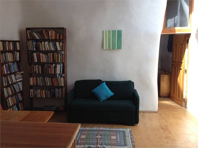 Atrium with fold out couch