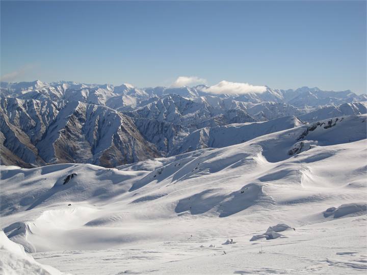 View from Cardrona snow area Wanaka - 30 min drive