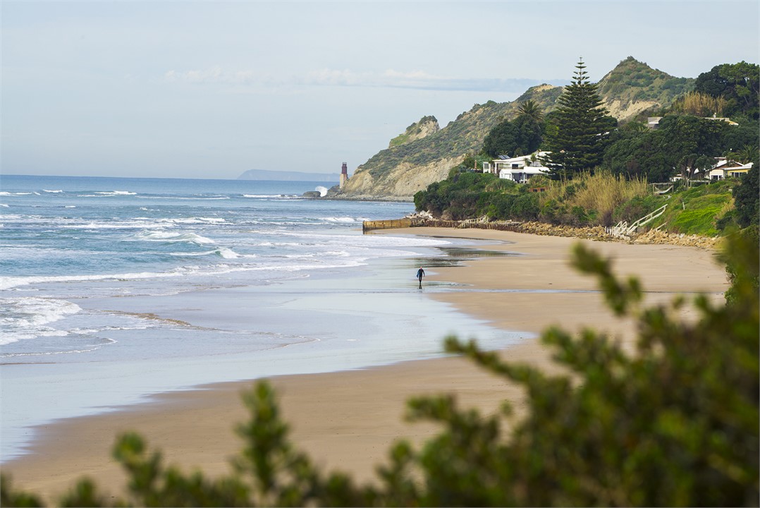 Take a quiet stroll on the beautiful beach