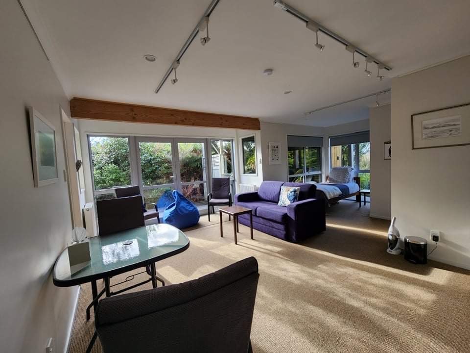 Downstairs lounge area