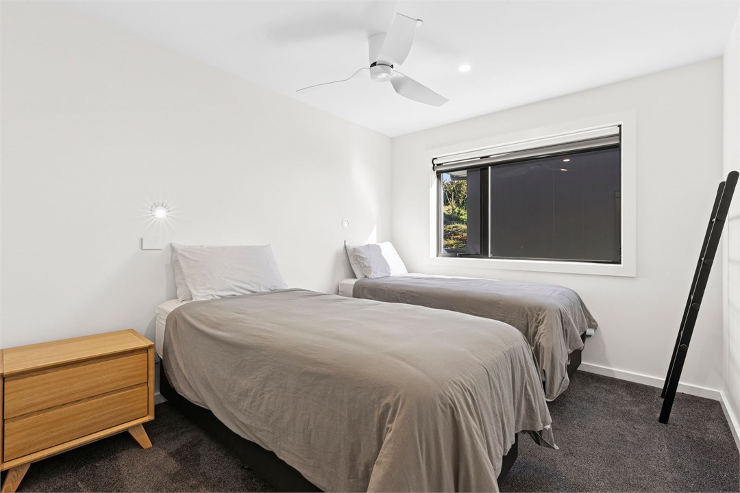 Second bedroom, beds can be zipped together to mak