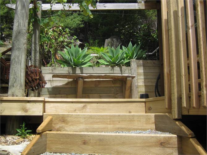 Deck to outer bedroom