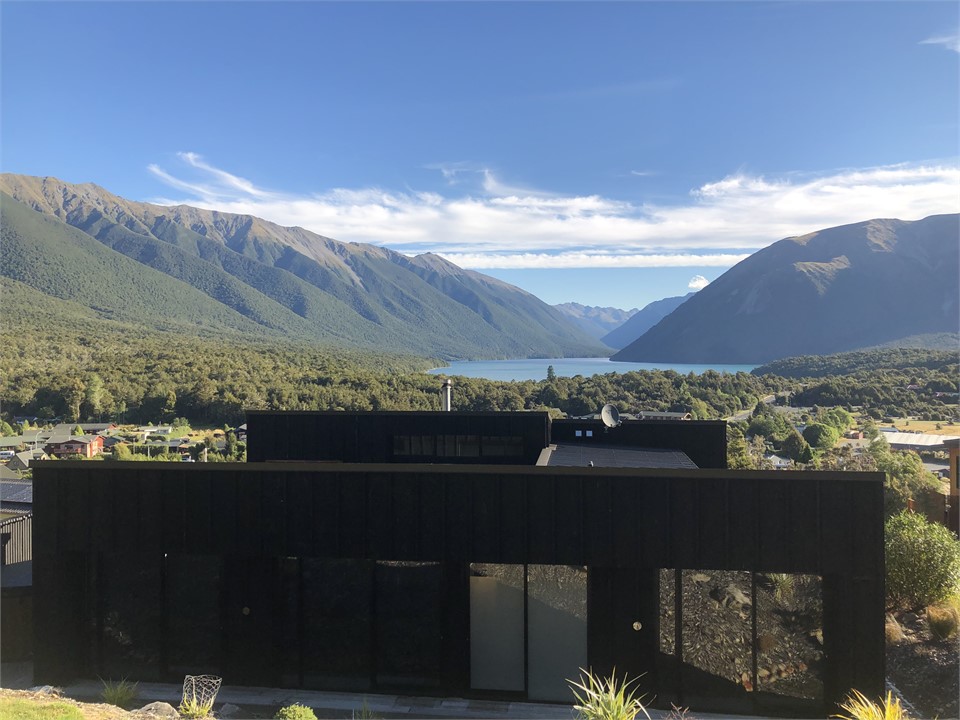 View from seat in rear garden