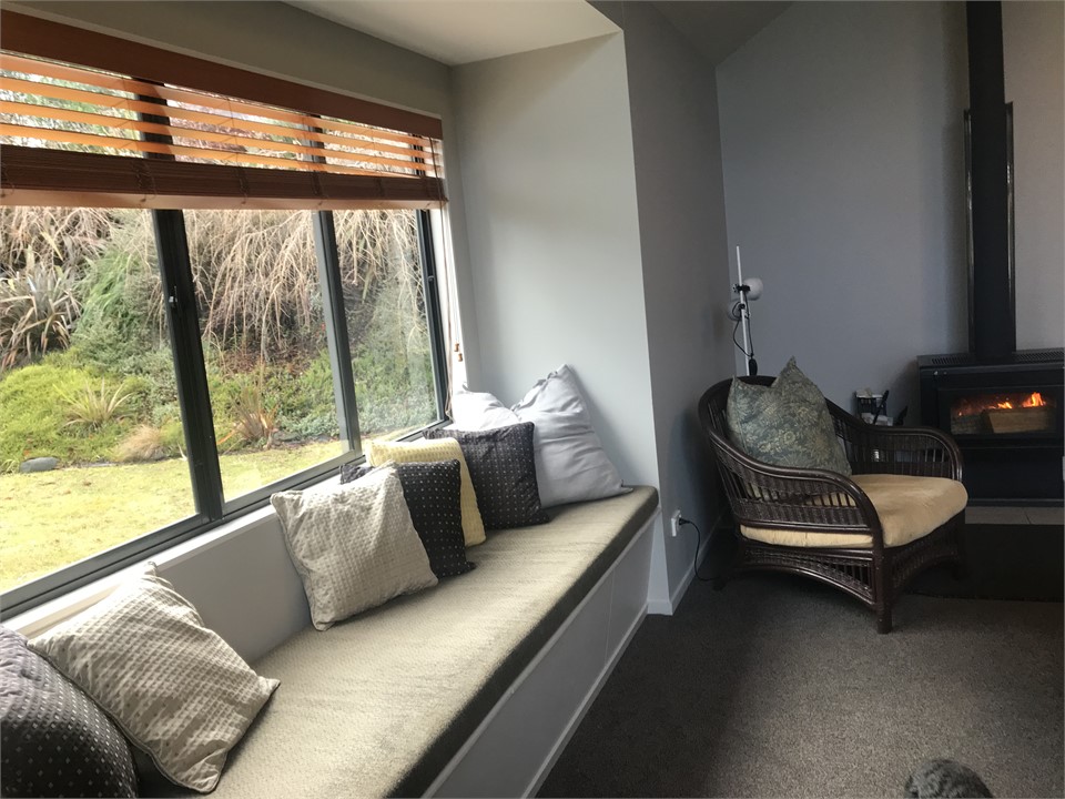 Window seats for reading and relaxing