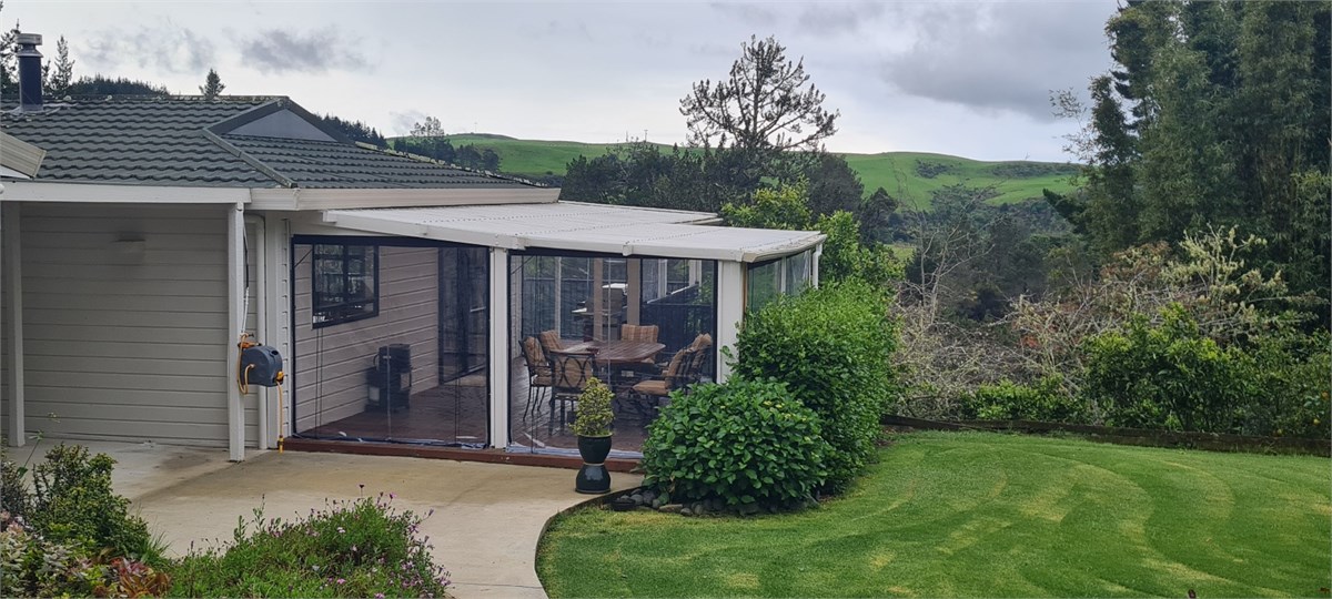 House Covered in deck area