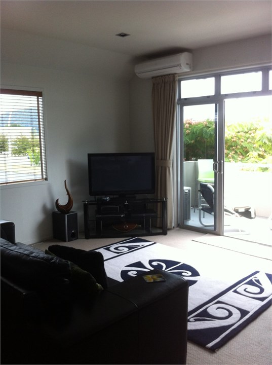 lounge area opens to balcony