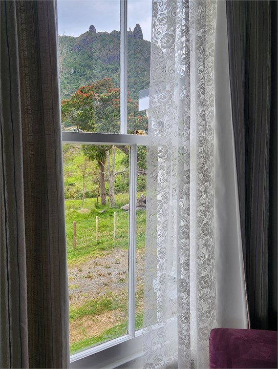 View of Mt Manaia from King Bed room 1