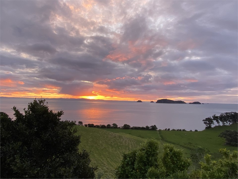 Sunset at Papa Aroha