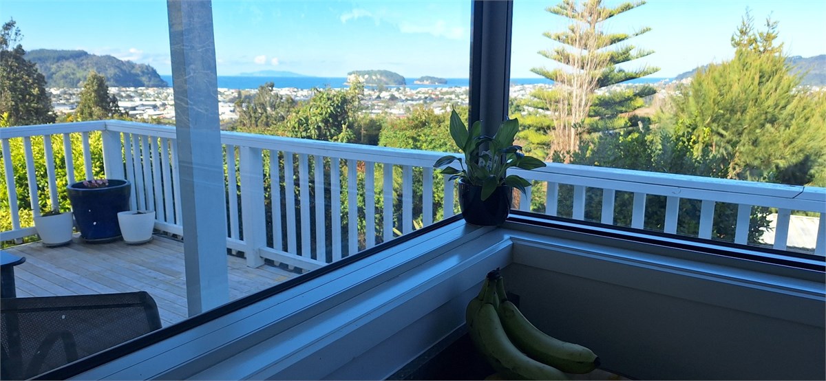 Stunning view from the kitchen