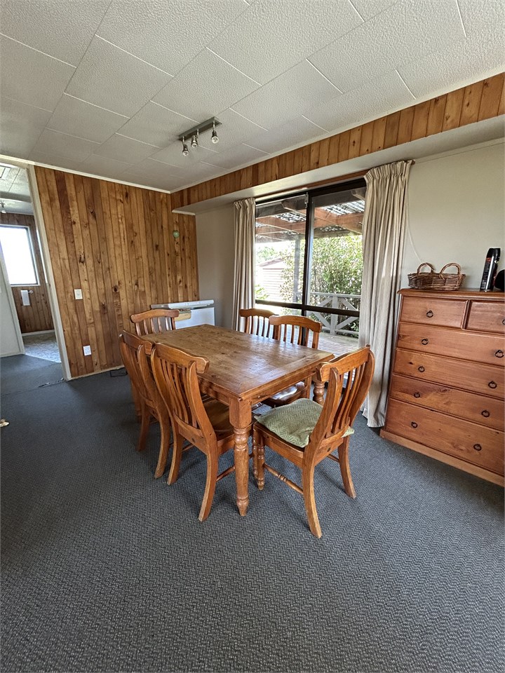 Dining area next to kitchen
