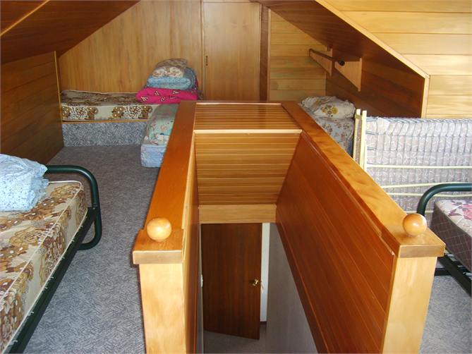 Upstairs extra beds