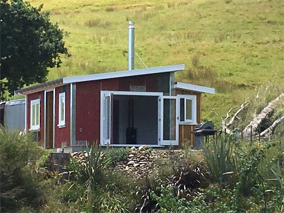 The Shearer's Cottage from our bush regeneration a