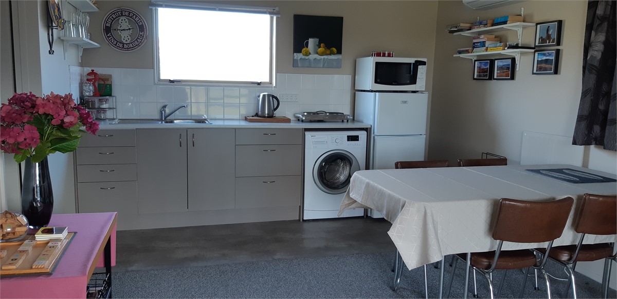 Kitchen and dining area