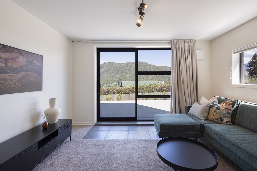 Downstairs second living area