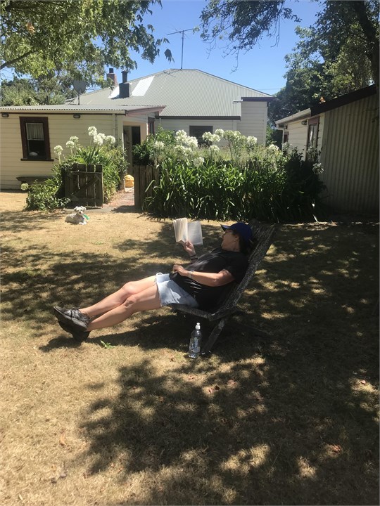 Summer's day in the backyard