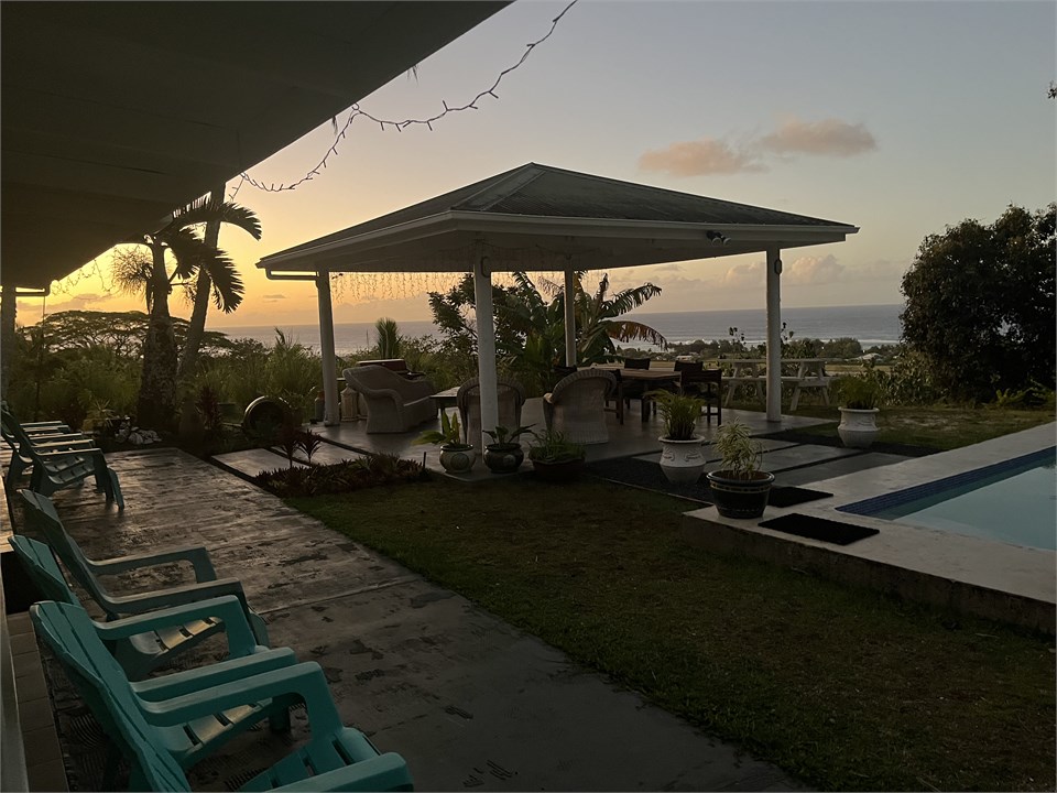 Sunset sips with a view