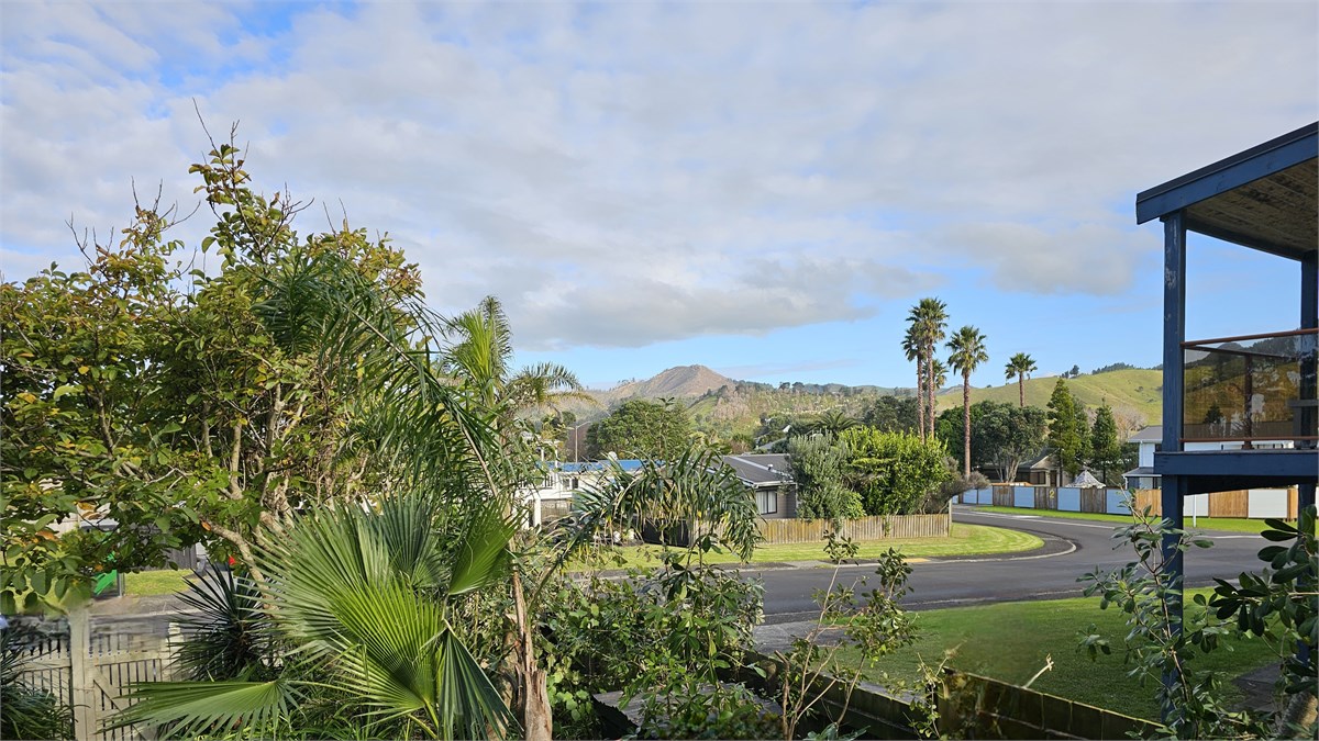 Daytime View to faraway hills from Front Deck