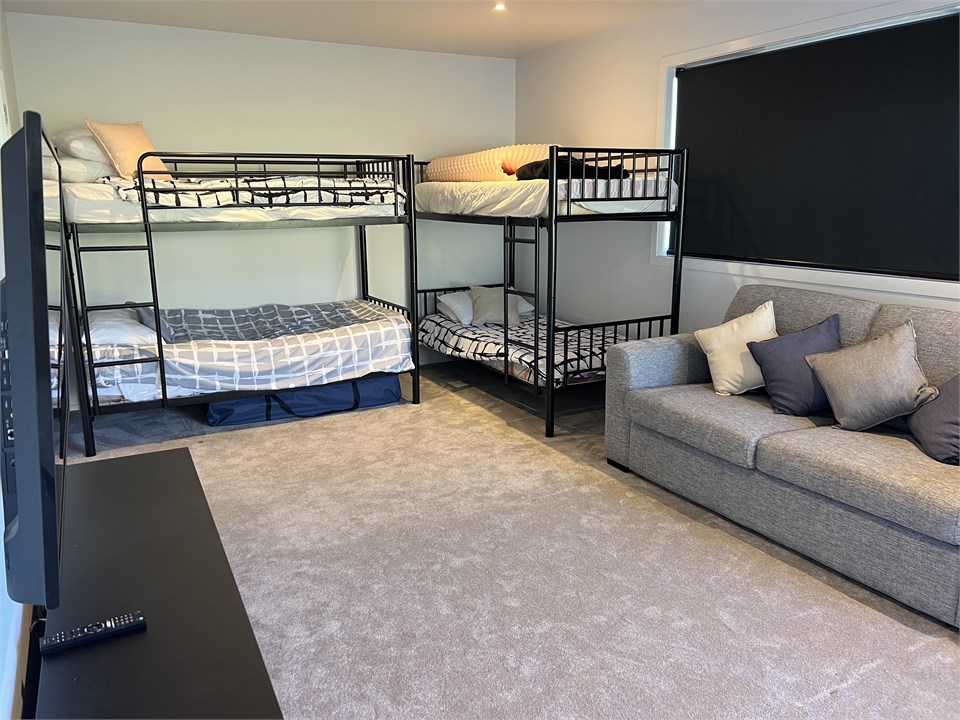 bunk room/ family room downstairs