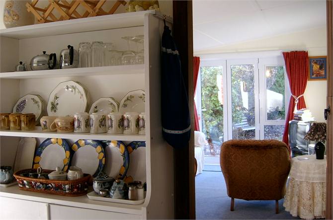 Kitchenette view towards Loungeroom Dinning Garden