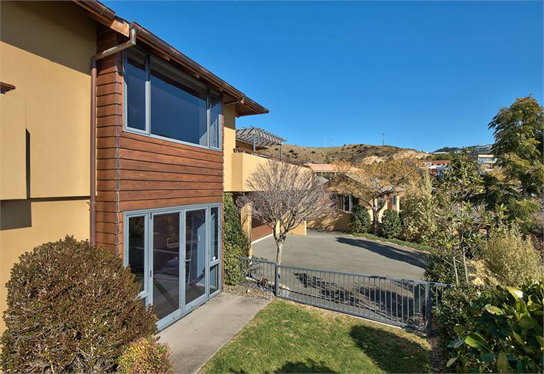 Front of house, looking west