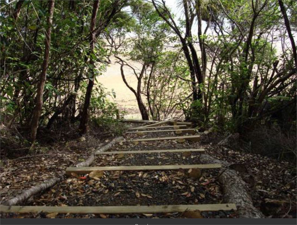 Private beach access.