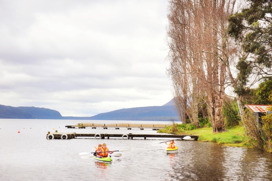 Children in Kayaks
