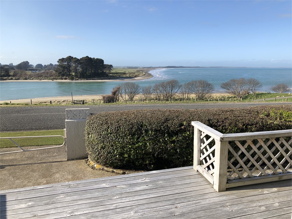 Taken from the north facing sheltered deck ...