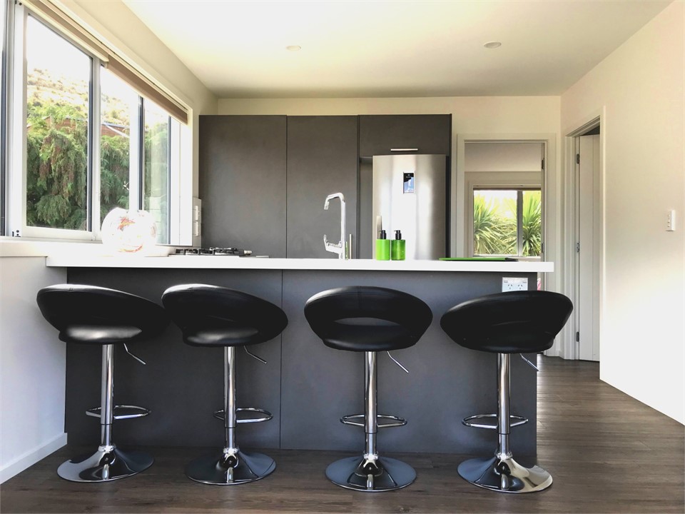 Barstools for dining - dining table is outdoors