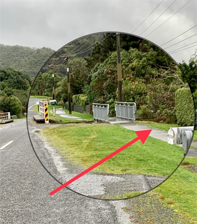 Entrance from Queen Charlotte Drive