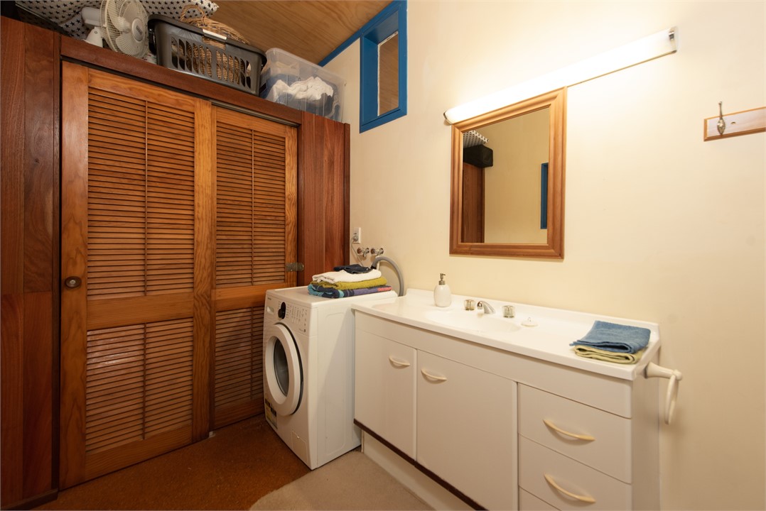 bathroom and laundry