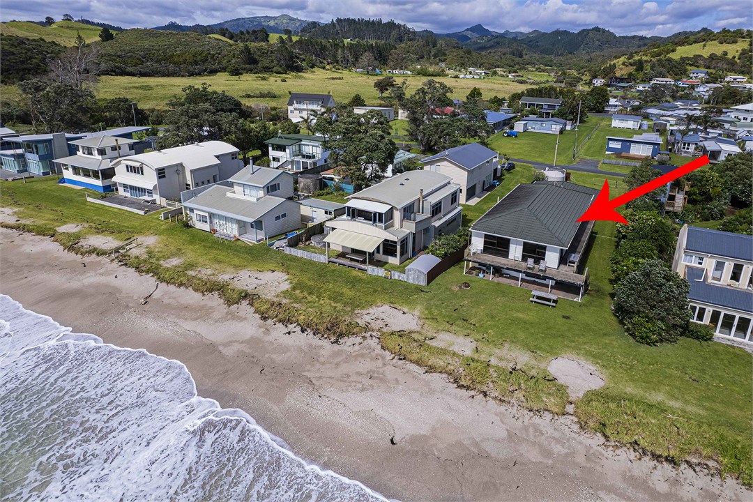 Looking out at the beach