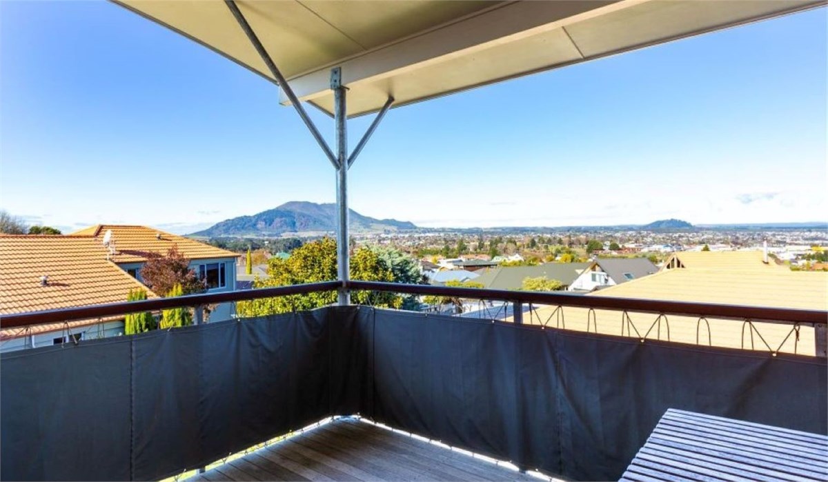 View from Master bedroom balcony