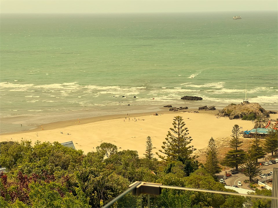 Views over Sumner Beach & Cave Rock