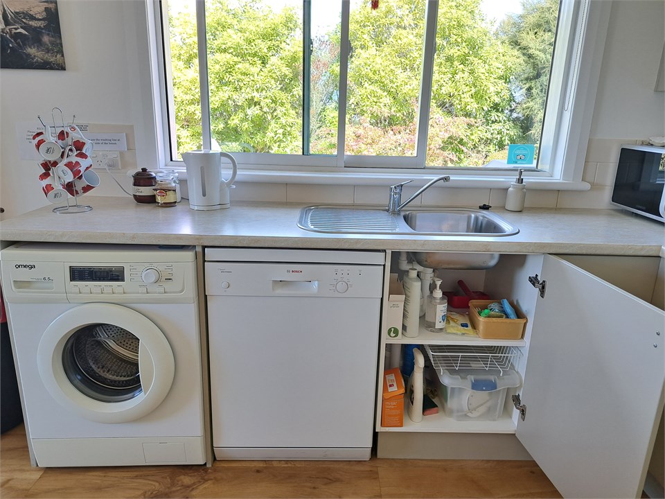 Lots of household supplies provided